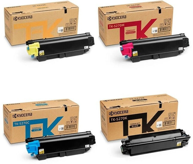 Original Kyocera TK-5270 Set 4 Toner ECOSYS M 6230   M 6630 cidn