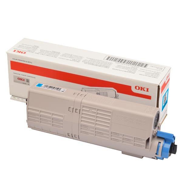 OKI Original 46490407 Cyan Blau Toner C532 C542 MC563 MC573 Groß