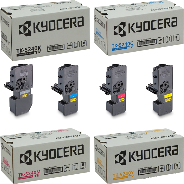 Original Kyocera TK-5240 Set M5526  P5026 cdw /cdn 4 Toner